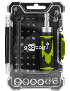 
77842 Juego de destornilladores con 43 puntas 
Juego de herramientas para atornillar, montar y hacer bricolaje