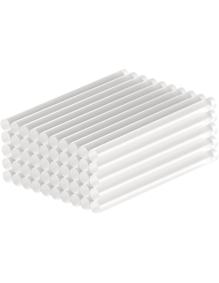 
77851 Barras de pegamento caliente de 7 mm, 50 uds. Barras de repuesto para pistolas de pegamento