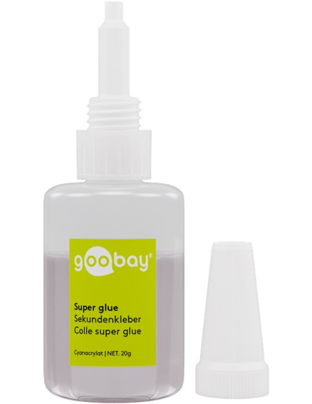 
77012 Pegamento Super glue - 20 g pincel Goobay