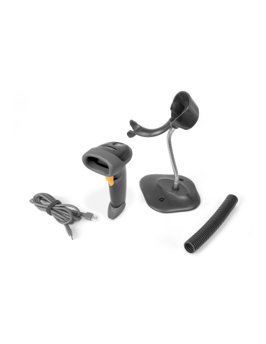 DA-81003 Escáner manual para códigos de barras 2D, con batería, compatible con Bluetooth y código QR 200 exploraciones/min., co