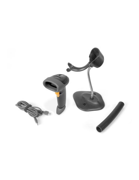 DA-81003 Escáner manual para códigos de barras 2D, con batería, compatible con Bluetooth y código QR 200 exploraciones/min., co