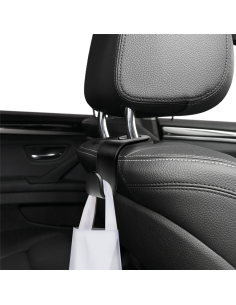 
AA0165 Ganchos para asiento de coche, 4 piezas, 20 kg por gancho, color negro 2