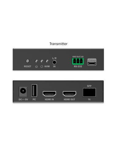 
 DIGITUS Juego de extensor IP KVM de fibra HDMI, 4K/60Hz
Número de artículo: DS-55348
EAN: 4016032501862

Extensor KVM de