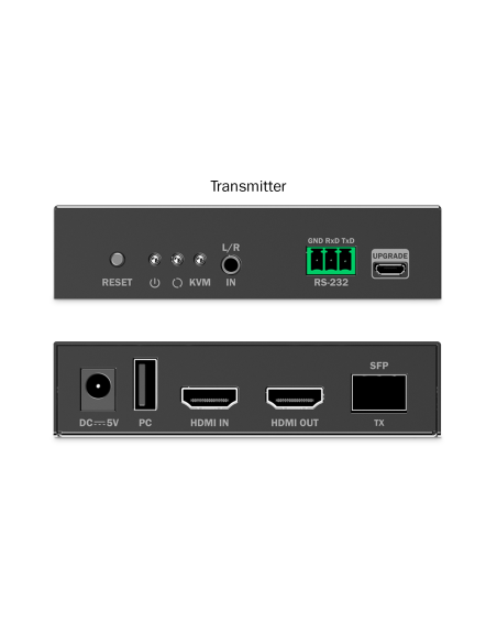 
 DIGITUS Juego de extensor IP KVM de fibra HDMI, 4K/60Hz
Número de artículo: DS-55348
EAN: 4016032501862

Extensor KVM de