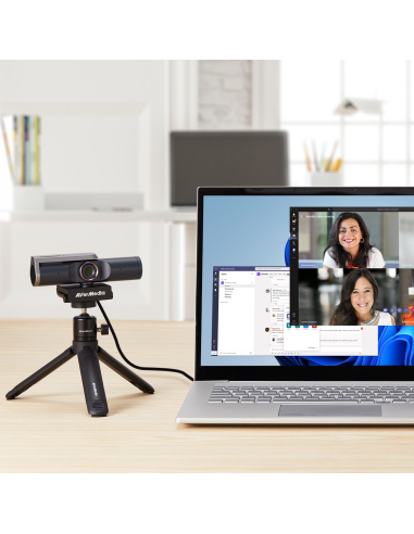 
AVerMedia Webcam 4K Ultra HD IA - 4K Ultra HD webcam AI wide-angle autofocus