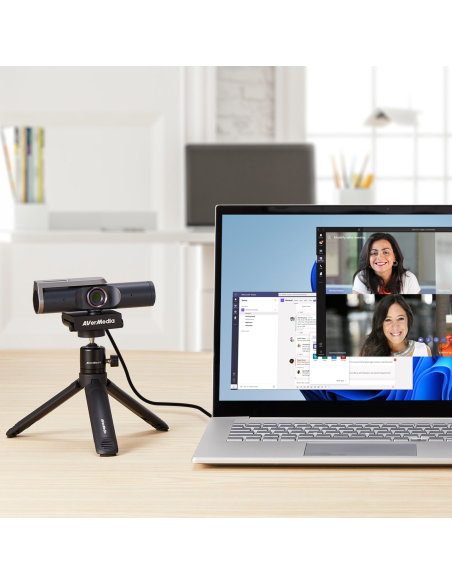 
AVerMedia Webcam 4K Ultra HD IA - 4K Ultra HD webcam AI wide-angle autofocus