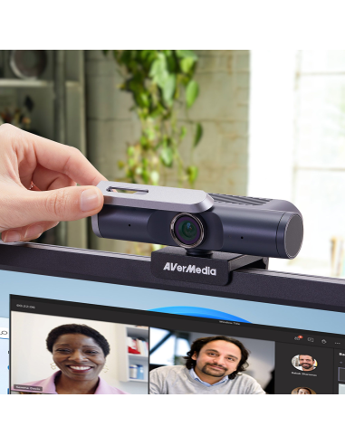 
AVerMedia Webcam 4K Ultra HD IA - 4K Ultra HD webcam AI wide-angle autofocus