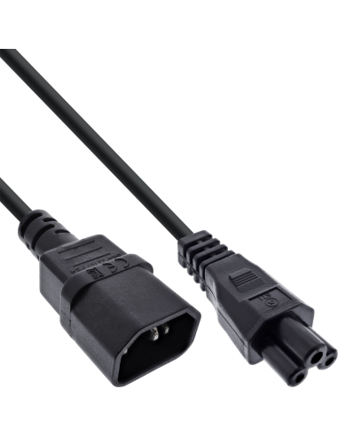 
InLine 16551 Cable Extension C14 a C5   1,00 m Negro