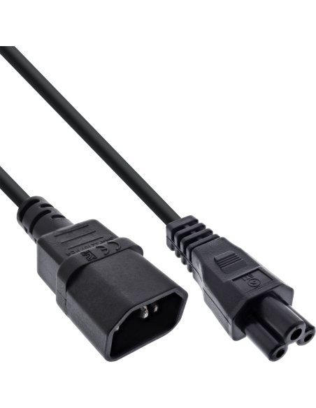 
InLine 16551 Cable Extension C14 a C5   1,00 m Negro