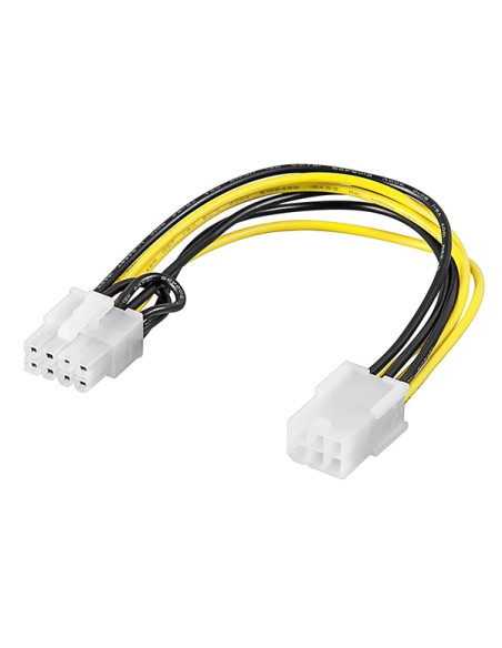 
93635 GOOBAY - Cable Interno PC;  PCI Express 6-pin a PCI Express 8-pin