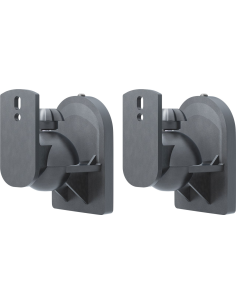 
Goobay 49393 Soporte universal para altavoces
 2 soportes universales Negros, giratorios e inclinables, para altavoces de has