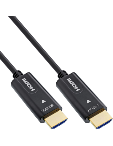 
17540O Cable HDMI A-A 40 metros Optico activo 4K 60Hz  18Gbps InLine Cable AOC