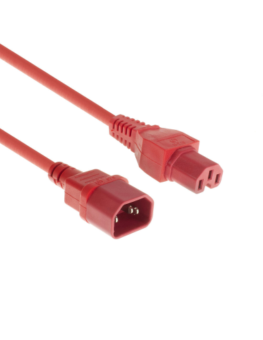 
AK5304 Cable Extension C14 a C15   1,20 m Rojo ACT