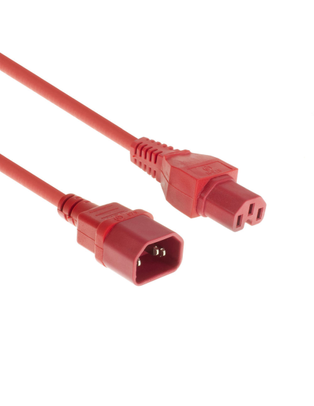 
AK5304 Cable Extension C14 a C15   1,20 m Rojo ACT
