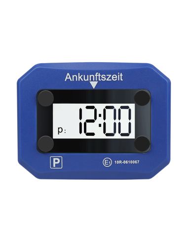 
AA0189 Reloj de parquímetro Digital con activación automática, 24 Horas, Fecha y Hora, luz SOS 
