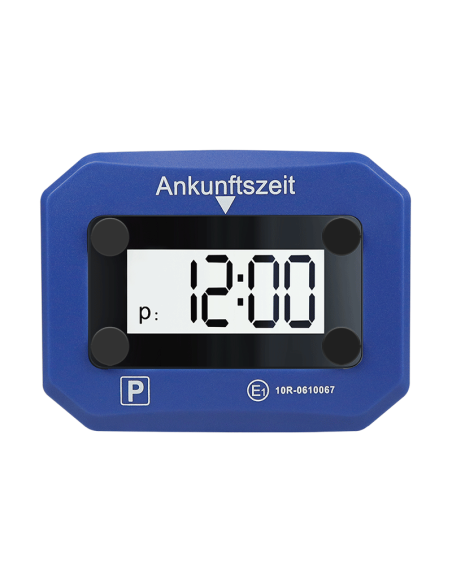 
AA0189 Reloj de parquímetro Digital con activación automática, 24 Horas, Fecha y Hora, luz SOS 
