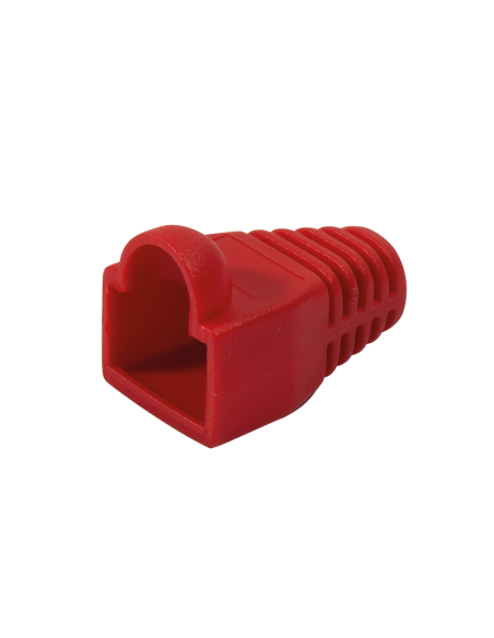 Capuchón RJ45 Rojo Ø5,8mm ( 100 unidades )