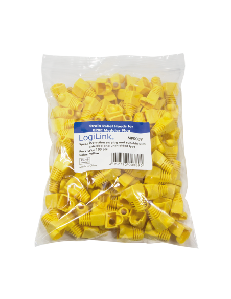 
MP0009 Capuchón RJ45 Amarillo Ø5,8mm  LOGILINK    (PRECIO 100 UNIDADES )