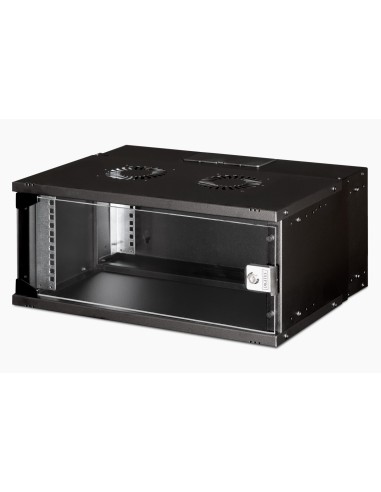 Armario mural 4U de 19", SOHO Pro 240 x 540 x 400 mm, sin montar, negro