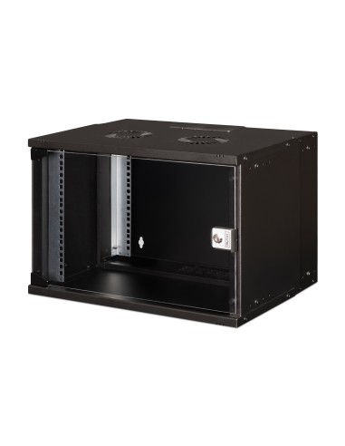 Caja mural 7U de 19", SOHO Pro 370 x 540 x 400 mm, sin montar, negro