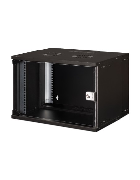 Caja mural 7U de 19", SOHO Pro 370 x 540 x 400 mm, sin montar, negro