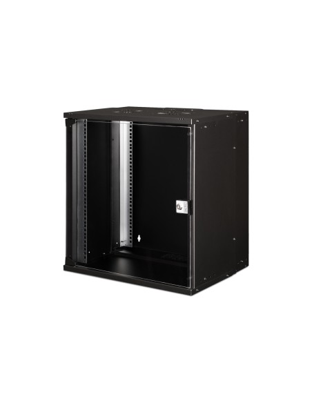 Armario mural de 19" 12U, SOHO Pro 595 x 540 x 400 mm, sin montar, negro