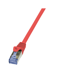 
96A00025R LOGILINK - latiguillo 0,25 m. Rojo  Cat 6A S-FTP LSZH PiMF