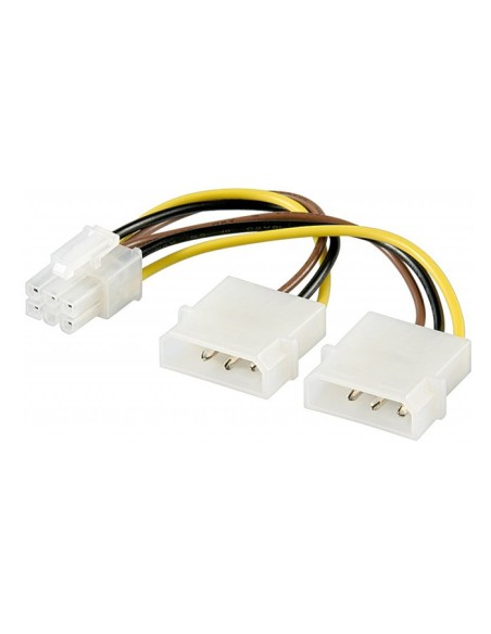 
51360 - Cable Interno PC;  2xHDD/5.25 M 4-pin a PCI Express H 6 pin