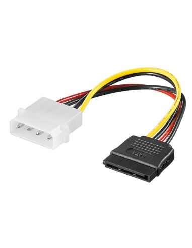 
50674 DIGITUS - Cable de alimentación interno 0,15 m, IDE - conector SATA de 15 pines, CCS