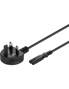 
Cable Alimentacion UK 3 pin M (Tipo G, BS 1363) a C7 1,80m