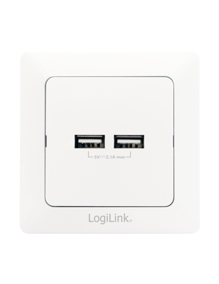
PA0163  Placa 80x80  2 USB 2,1A max . Logilink