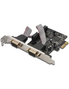 
DIGITUS DS-30000-1 Tarjeta 2 Puertos RS-232 PCI Expres, Chipset: MCS9901