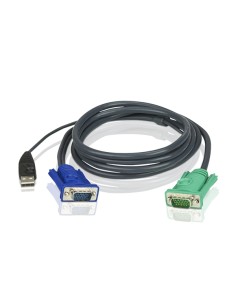 
ATEN 2-5203U Cable KVM VGA USB de 3 m con SPHD 3 en 1