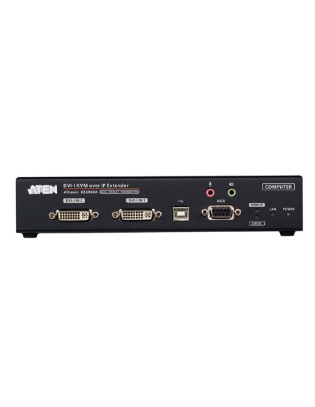
KE6940AT ATEN - Transmisor de KVM DVI-I a través de IP de dos pantallas