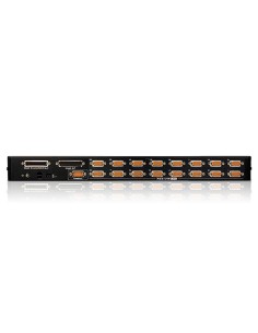 
ATEN CS1716A Conmutador KVM de tipo USB - PS/2 de 16 puertos con interfaz VGA y puerto USB para periféricos 2