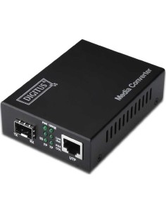 
DN-82130 DIGITUS - CM SFP Open slot Gigabit RJ45 / SFP. Convertidor DIGITUS 10/100/1000 RJ45 a fibra óptica slot SFP. La solu
