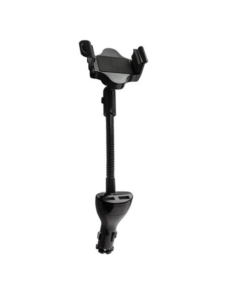 
PA0121 LOGILINK - Cargador 2 puertos USB  para coche  3,1A con soporte 15,5W