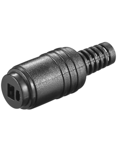 
Conector de Altavoz Hembra Negro Punto y Raya