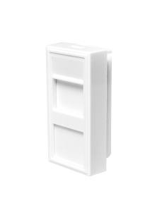 
NF0001 LOGILINK - Placa de 22,5x45 mm 1 Conector para NF0002 Blanco Logilink 2