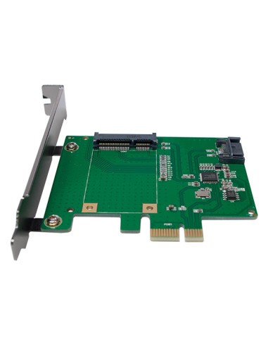 
Tarjeta PCI-Express, 1x mSATA SSD + 1x SATA HD LogiLink