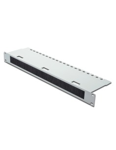
DN-19 ORG-3U - Panel de gestion de cables 1U, Cepillo y bandeja Gris Digitus