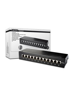 
Panel 12-puertos DIGITUS Desktop
CAT 6A, apantallado