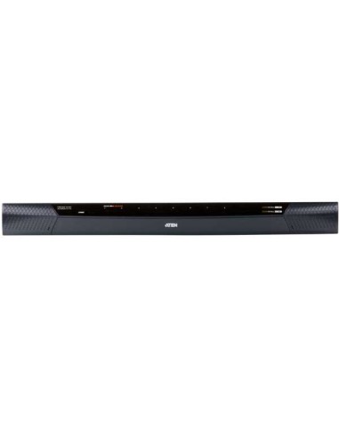Conmutador KVM a través de IP de 8 puertos Cat 5 con acceso 1-local/1-remoto y multimedia virtual (1920 x 1200)