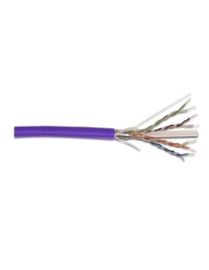 
DIGITUS DK-1623-VH-1  Bobina CAT 6 F/UTP Rigido Violeta, AWG23/1, 100 metros, CU, LSZH Eca (EN 50575),