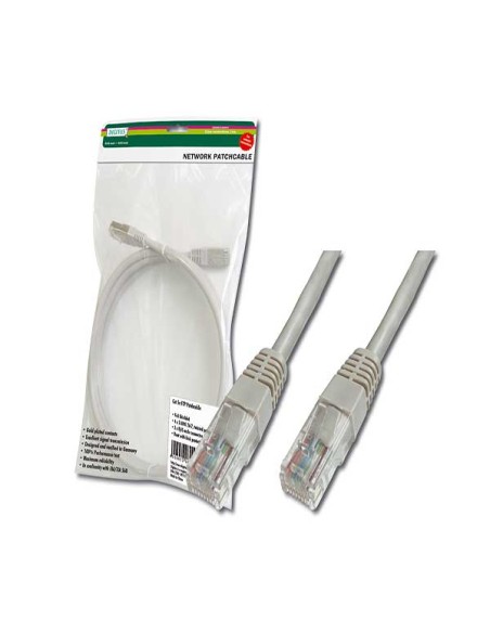 

 DIGITUS Cable de conexión CAT 5e U/UTP
Número de artículo: DK-1511-0025
EAN: 4016032288435
CAT 5e U-UTP patch cord, Cob