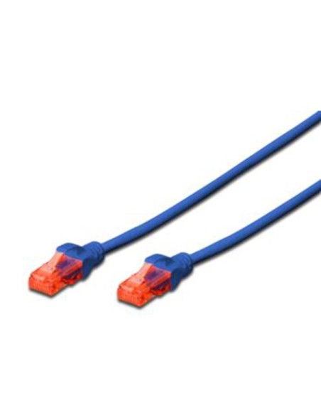
DIGITUS - DK-1617-020/B -  Latiguillo CAT 6 U-UTP, COBRE, LSZH (Libre de Halógenos) AWG 26/7, longitud 2 m, color AZUL - EAN 