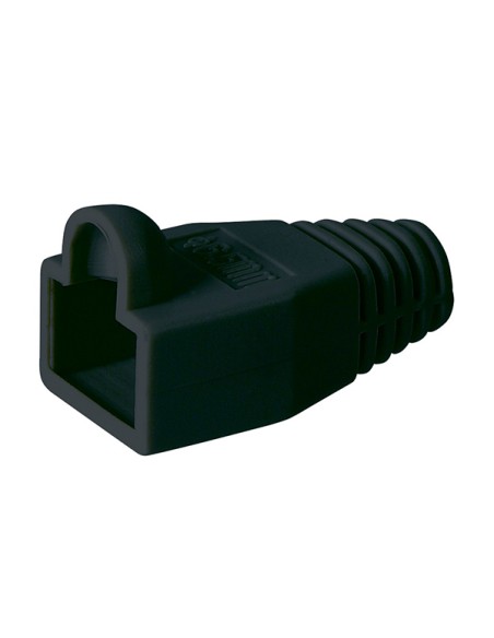 
Capuchón RJ45 negro para cable Cat6 