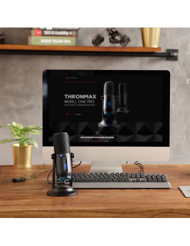 
M2G Micrófono Thronmax Mdrill one  Slate Gray 48Khz