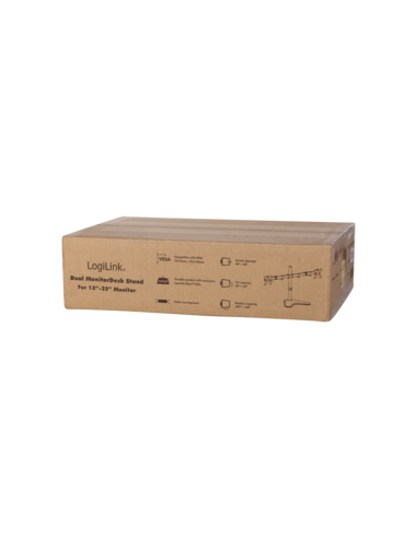 
Soporte de mesa para 2 Monitores de hasta 32 pulgadas Logilink