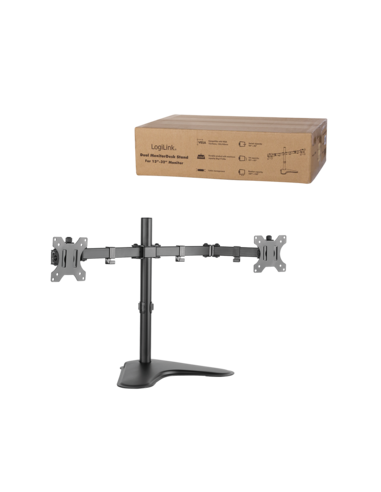
Soporte de mesa para 2 Monitores de hasta 32 pulgadas Logilink